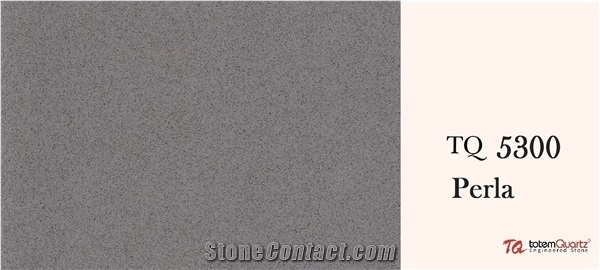 Totem Quartz Tq 5300 Perla Grey Quartz Stone