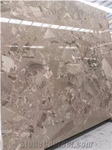 Brecia Impression Slabs & Tiles, China Beige Marble