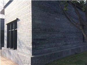 China Black Limestone Wall Panel