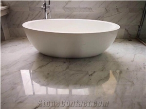 China Carrara White Floor Tile