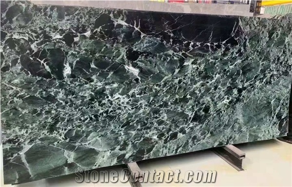 Prada Serpentine Green Marble Vanity Tops