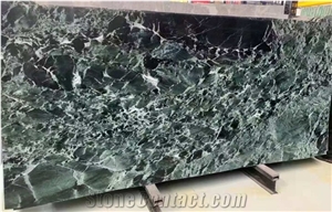Prada Serpentine Green Marble Vanity Tops