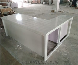 Ceo Office Furniture Luxury Artificial Marble Office Table