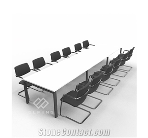 High End New Style Artificial Marble Conference Table for 16 Person