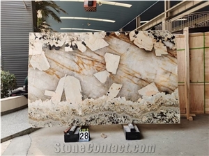 Bali White Granite for Wall Cladding