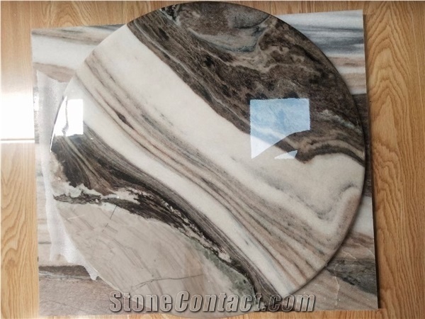 Customized Dream Brown Marble Table Top