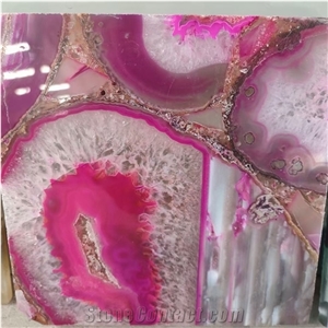 Pink Semiprecious Stone for Floor Tile
