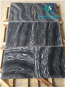 Shock Price Black Tiger Veins Marble Tiles