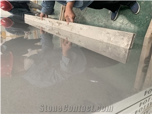 Gery Color Quartz Slabs for Countertop and Vanity Top