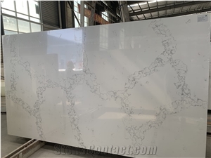 New Color White Calacatta Solid Surface Stones for Vanity