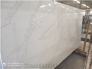 Quartz Stone for Countertop Of Calacatta White Slabs