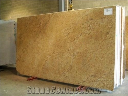 Induce Gold Granite Slabs, Yellow Granite Tiles