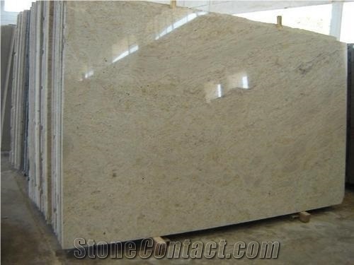 Ivory Fantancy Granite Slabs, Yellow Granite Tiles