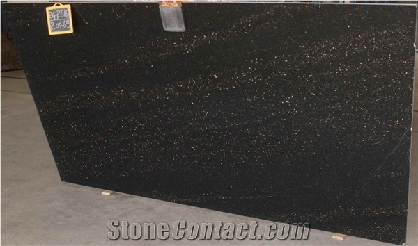 Premium Black Galaxy Granite Slabs
