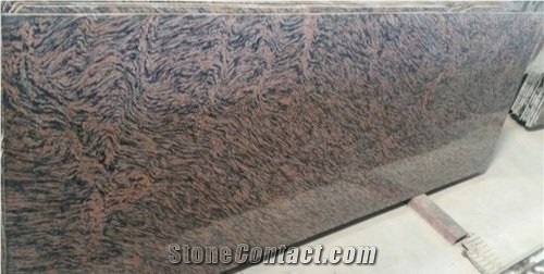 Tiger Skin Granite Slabs, Pink Granite Tiles