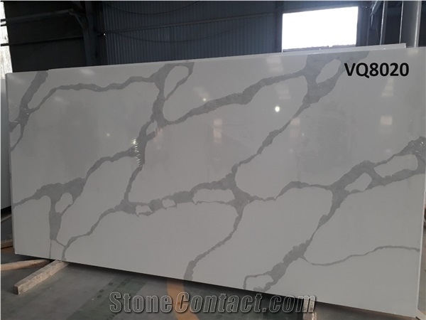 Vq8020 Calacatta Collections, Vietnam Stone Quartz