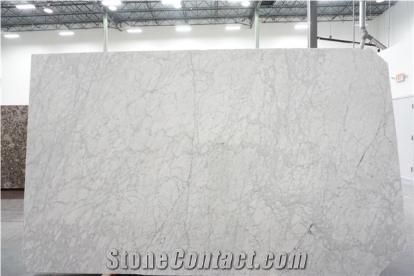 Italian Carrara White Marble Polish 2cm 3cm Slabs