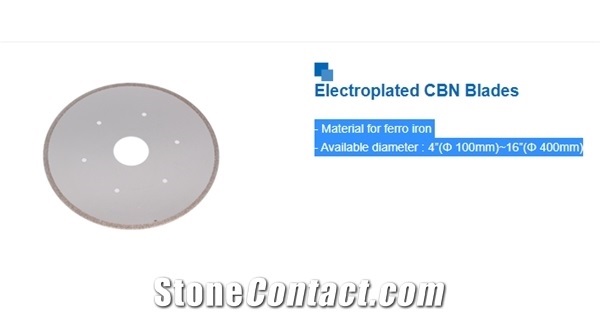 Electroplated Cbn Cutting Blades