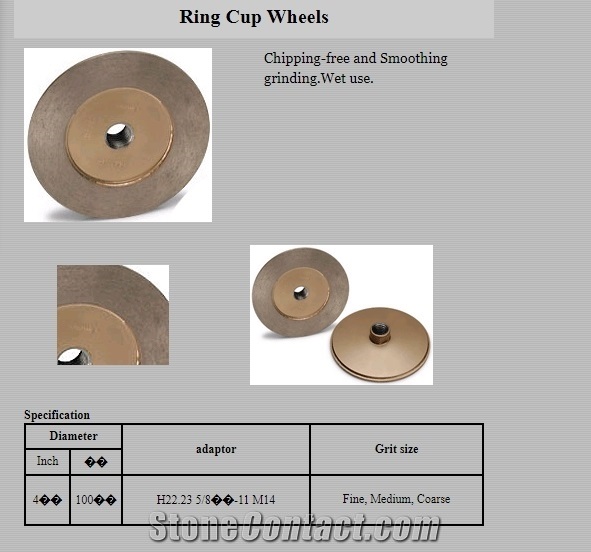 Ring Cup Grinding Wheels