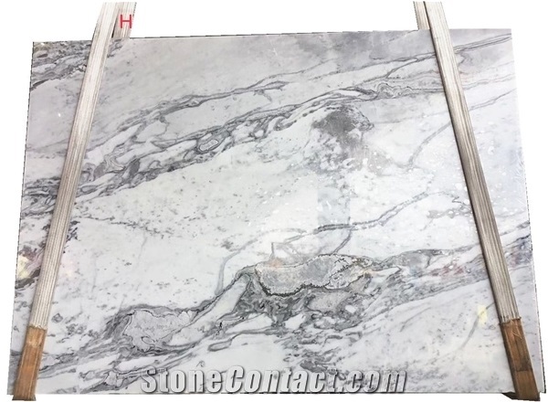 Best Sell Grey Color Modern Design Style White Color Marble
