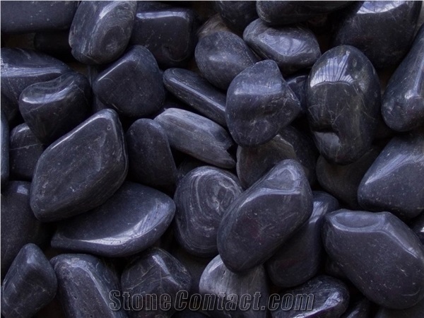 Black Beach Pebbles