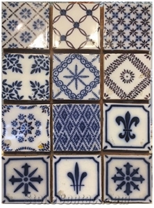 Hand Painted Style Ceramic Tiles, Hand Painted Borders