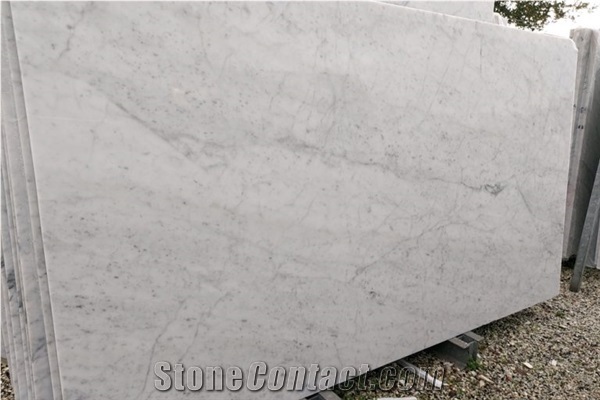 Bianco Carrara Canaloni Marble Slabs