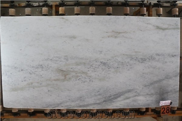 White Grey Fine Grain Marble Blocks