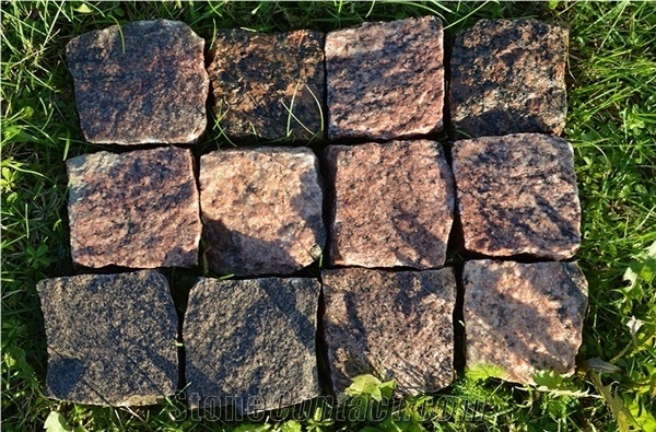 Granite Cobblestone - Cube Stone Pavers