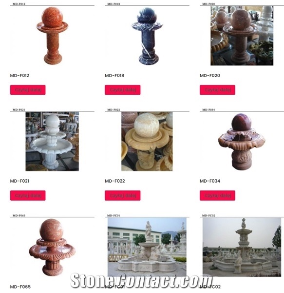 Marble and Granite Fountains