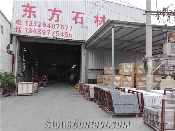 Bookmatched Chinese Guangxi White Marble Slabs