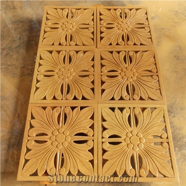 Beautiful Carving Sandstone Wall Cladding