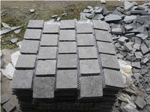 Cheap G654 Granite Outdoor Paving Stone For Driveway Cubes