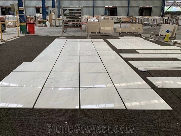 Interior Floor Namibia New Statuario White Marble Slabs