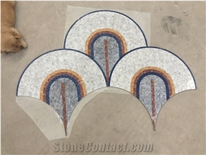 Luxurious Decorative Wall & Floor Marble Mosaic Pattern