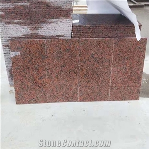 Stocked Maple Red G562 Granite Tile 60x30x1.5cm Polished