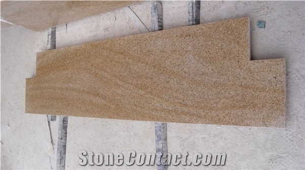 Wholesale Natural Polished Rustic Yellow G682 Granite Tile