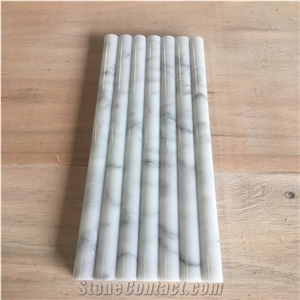Carrara White Marble Mouldings Skirtings Borders Pencil Liner