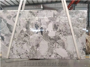 Da Vinci Grey Marble Slabs