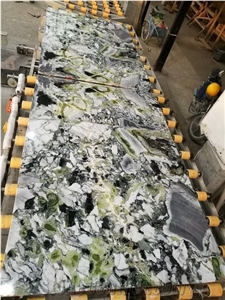 Ice Jade Green Marble Slabs/Tiles/Walls