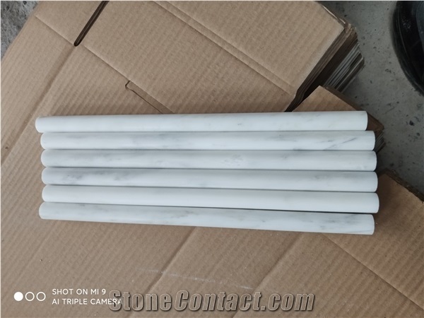 Oriental White Marble Moldings Borders Pencil Liners