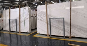 Volakas White Marble Slabs/ Bookmatch