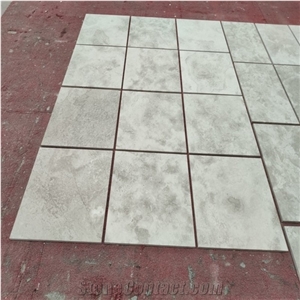 White Wooden Marble Tiles Cross Cut