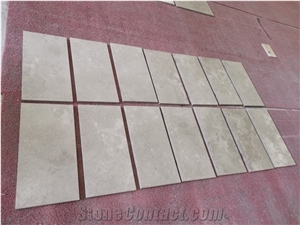 Wooden White Cross Cut Marble Tile