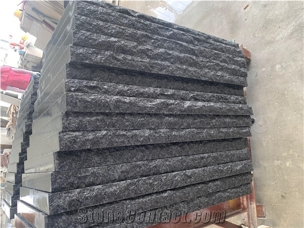 Angola Black Natural Split,Black Granite,Treads&Steps