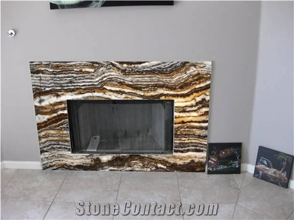 Hami Stone Fireplace