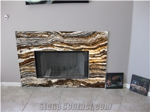 Hami Stone Fireplace