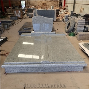 China Factory Sapphire Granite Double Monuments