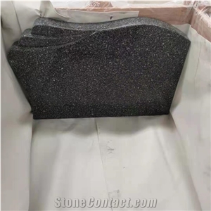 China G307 Green Granite Double Monuments Headstones