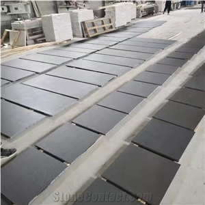 Flamed China Shanxi Black Granite Paving Tiles